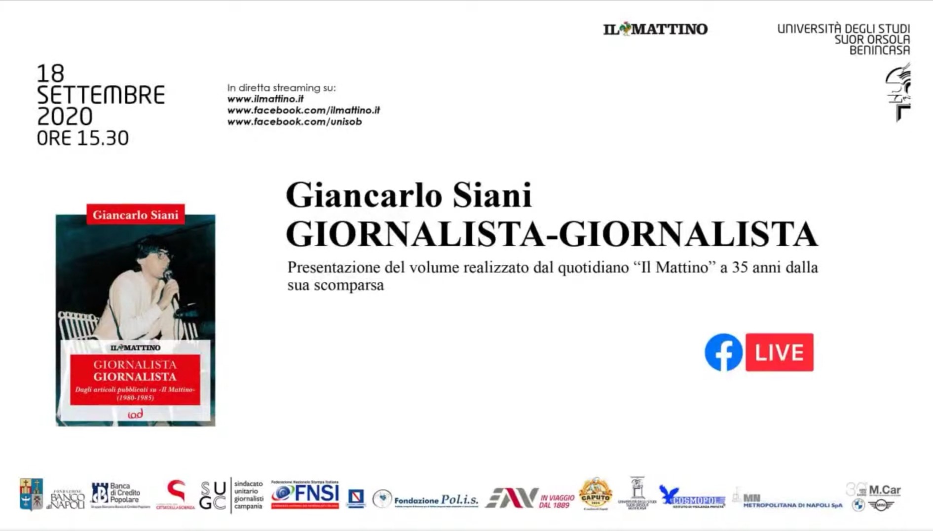 Giancarlo Siani. Giornalista – Giornalista | Presentazione