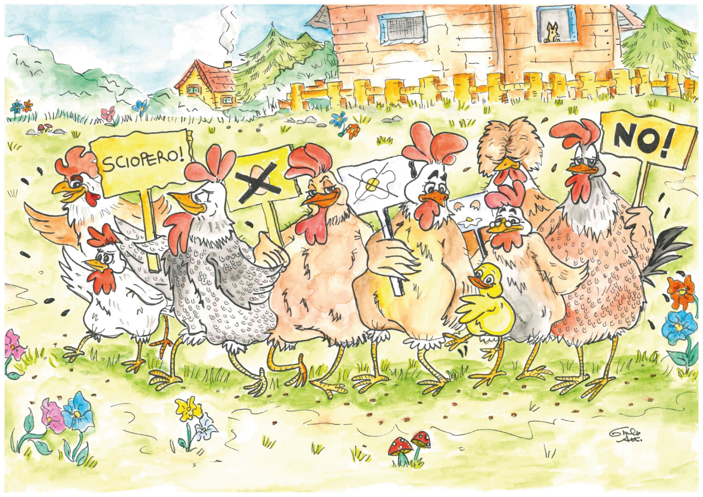 Lo sciopero delle galline di Andrea Satta