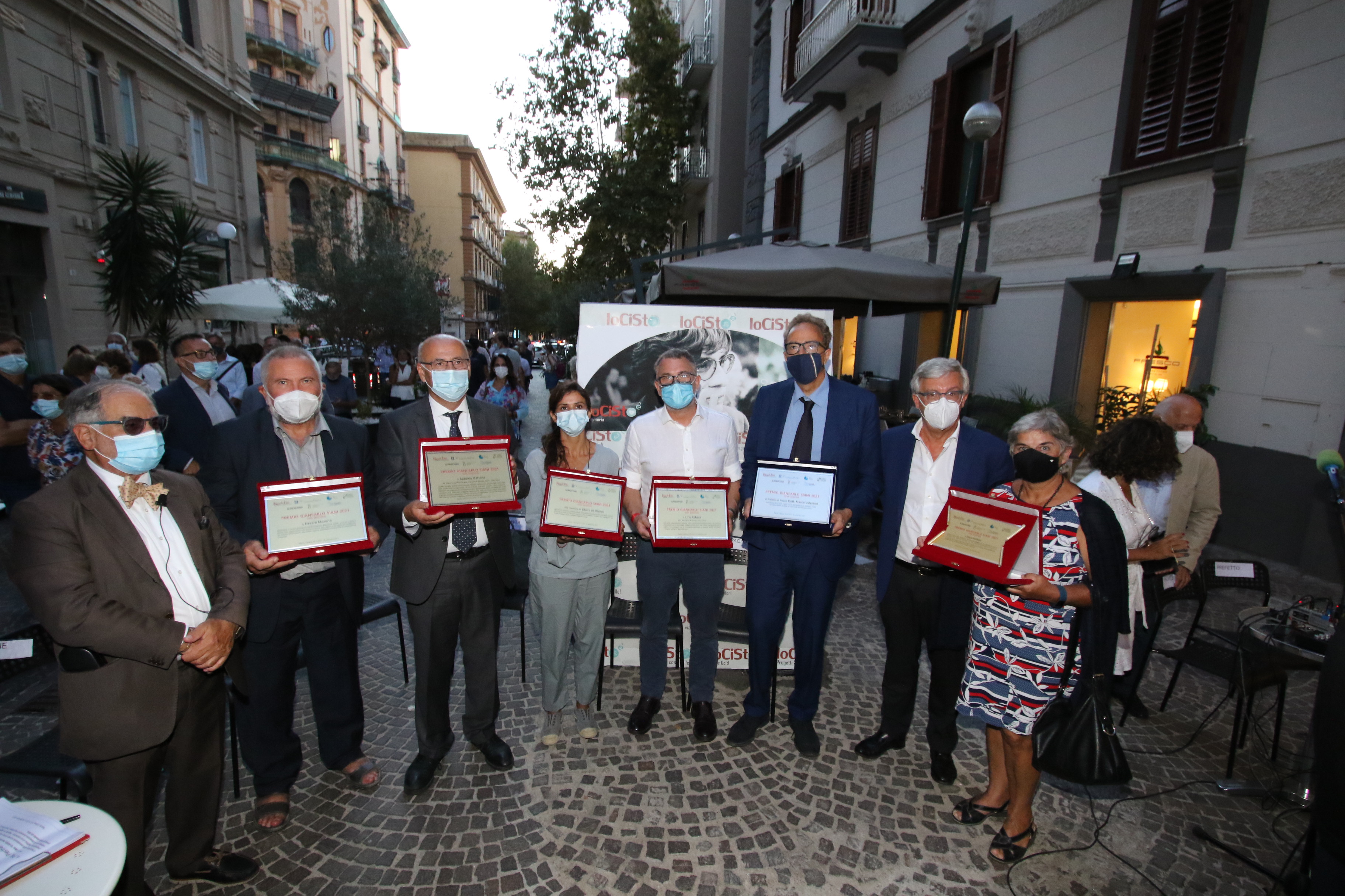 Premio Giancarlo Siani 2021 |  XVIII edizione – I riconoscimenti (foto gentilmente concesse da Renato Esposito Newfotosud)